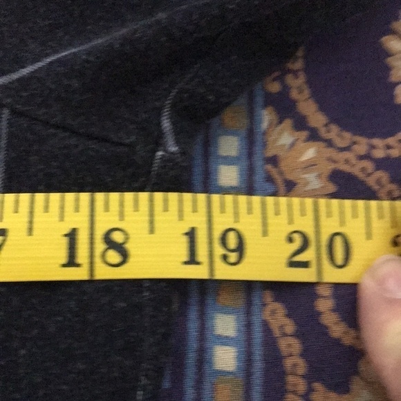 ZARA Basic Women’s Pullover Top Shirttail hem Navy Blue Pin Stripe Size M - Picture 9 of 10